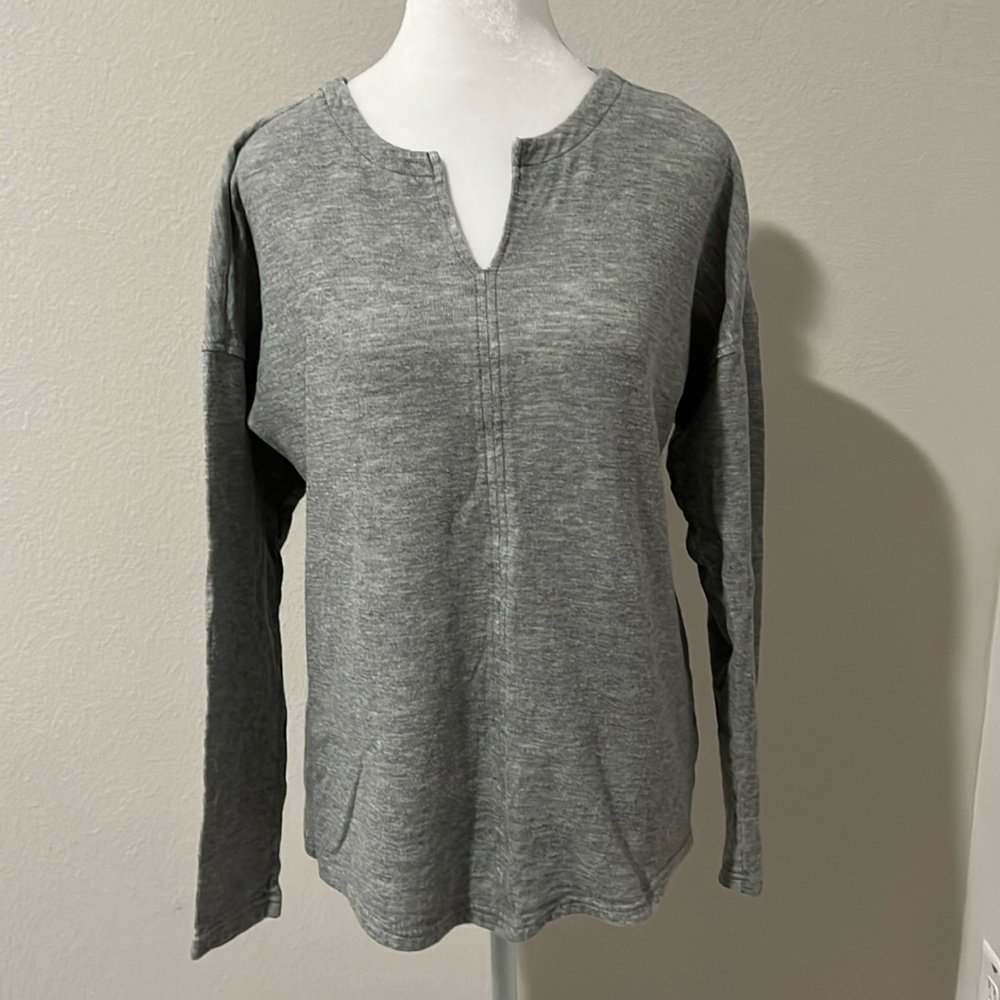 REI cooperative womens gray longsleeve shirt
